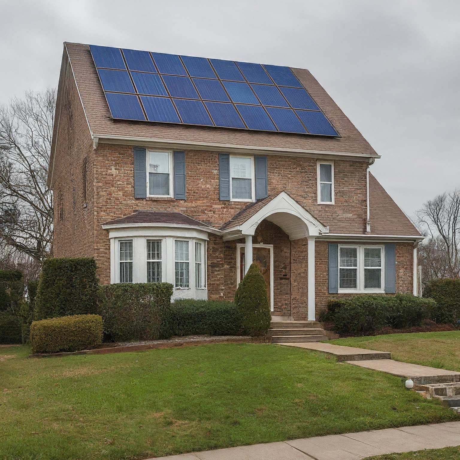 Lakewood home with solar panels